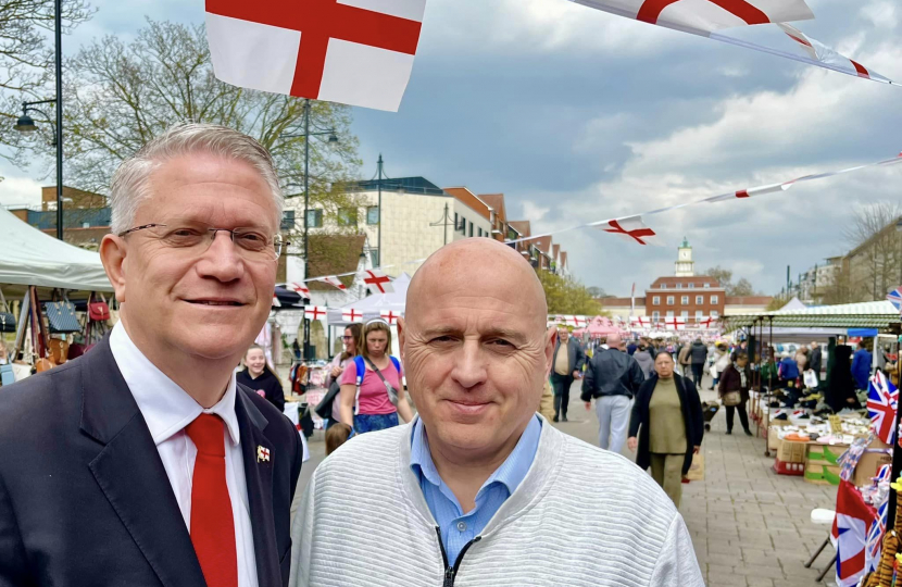 Pictured: Andrew Rosindell M.P. and Cllr Keith Prince A.M. 