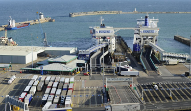 Pictured: The port of Dover