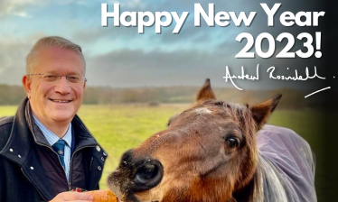 Pictured: Andrew Rosindell M.P. Graphic for New Year's Day