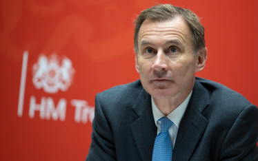 Pictured: The Chancellor of the Exchequer, Jeremy Hunt